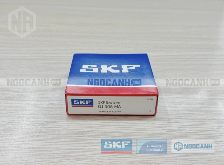 Vòng bi SKF QJ 306 MA chính hãng phân phối bởi SKF Ngọc Anh - Đại lý ủy quyền SKF Vòng bi SKF QJ 306 MA chính hãng phân phối bởi SKF Ngọc Anh - Đại lý ủy quyền SKF