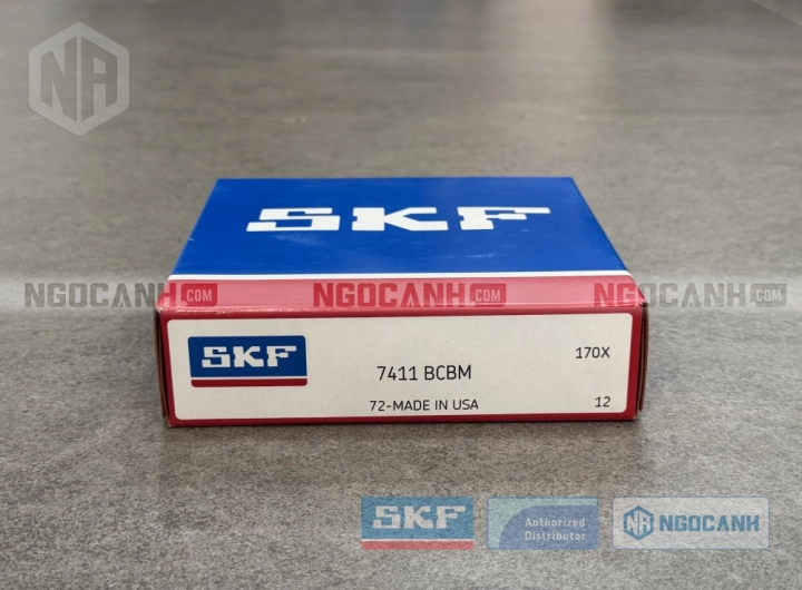 Vòng bi SKF 7411 BCBM chính hãng phân phối bởi SKF Ngọc Anh - Đại lý ủy quyền SKF Vòng bi SKF 7411 BCBM chính hãng phân phối bởi SKF Ngọc Anh - Đại lý ủy quyền SKF
