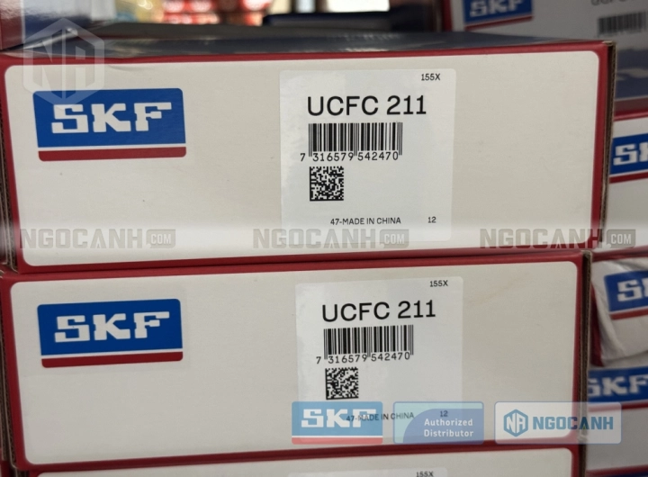 Gối đỡ SKF UCFC 211 chính hãng phân phối bởi SKF Ngọc Anh - Đại lý ủy quyền SKF Gối đỡ SKF UCFC 211 chính hãng phân phối bởi SKF Ngọc Anh - Đại lý ủy quyền SKF