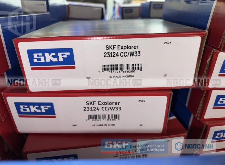 Vòng bi SKF 23124 CC/W33 chính hãng phân phối bởi SKF Ngọc Anh - Đại lý ủy quyền SKF Vòng bi SKF 23124 CC/W33 chính hãng phân phối bởi SKF Ngọc Anh - Đại lý ủy quyền SKF