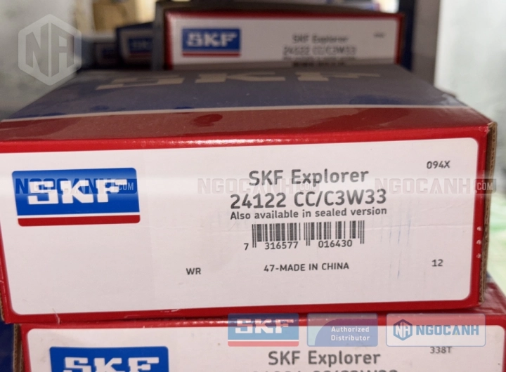 Vòng bi SKF 24122 CC/C3W33 chính hãng phân phối bởi SKF Ngọc Anh - Đại lý ủy quyền SKF Vòng bi SKF 24122 CC/C3W33 chính hãng phân phối bởi SKF Ngọc Anh - Đại lý ủy quyền SKF