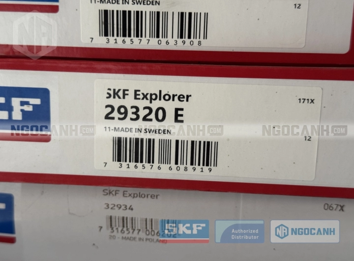Vòng bi SKF 29320 E chính hãng phân phối bởi SKF Ngọc Anh - Đại lý ủy quyền SKF Vòng bi SKF 29320 E chính hãng phân phối bởi SKF Ngọc Anh - Đại lý ủy quyền SKF