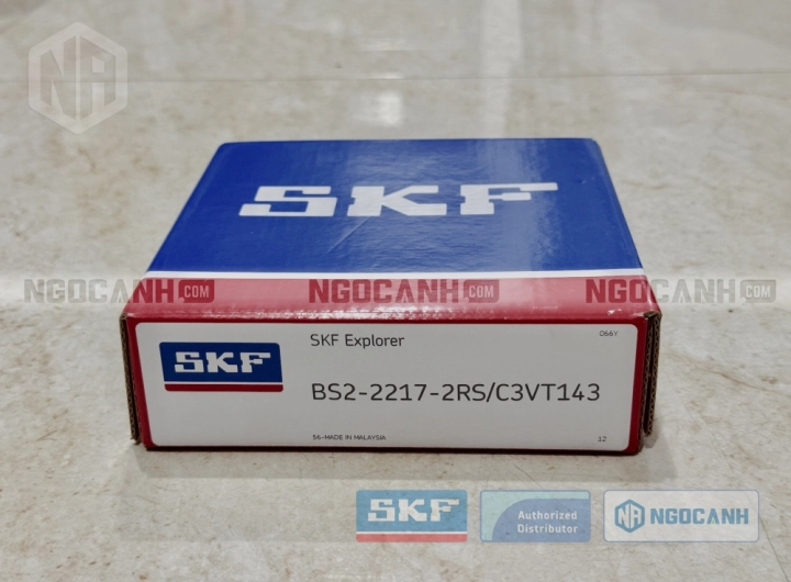 Vòng bi SKF BS2-2217-2RS/C3VT143 chính hãng phân phối bởi SKF Ngọc Anh - Đại lý ủy quyền SKF Vòng bi SKF BS2-2217-2RS/C3VT143 chính hãng phân phối bởi SKF Ngọc Anh - Đại lý ủy quyền SKF