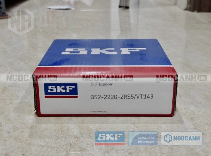 Vòng bi SKF BS2-2220-2RS5/VT143 chính hãng phân phối bởi SKF Ngọc Anh - Đại lý ủy quyền SKF Vòng bi SKF BS2-2220-2RS5/VT143 chính hãng phân phối bởi SKF Ngọc Anh - Đại lý ủy quyền SKF