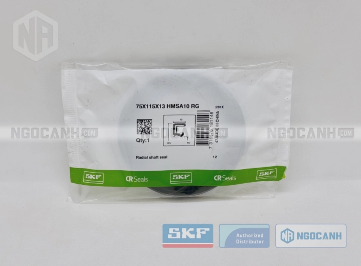 Phớt 75X115X13 HMSA10 RG - Phớt chặn dầu SKF chính hãng