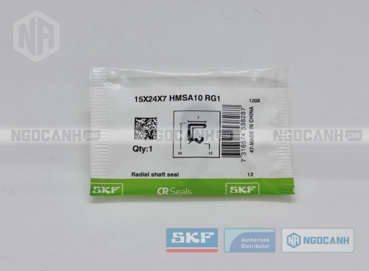 Phớt chặn dầu SKF 15X24X7 HMSA10 RG1