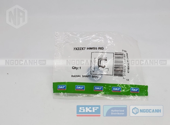 Phớt 7X22X7 HMS5 RG - Phớt chặn dầu SKF chính hãng