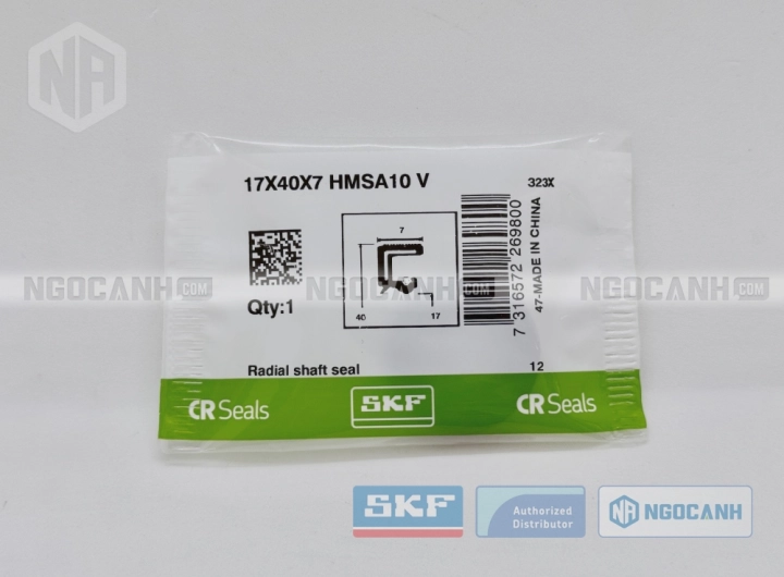 Phớt 17X40X7 HMSA10 V - Phớt chặn dầu SKF chính hãng