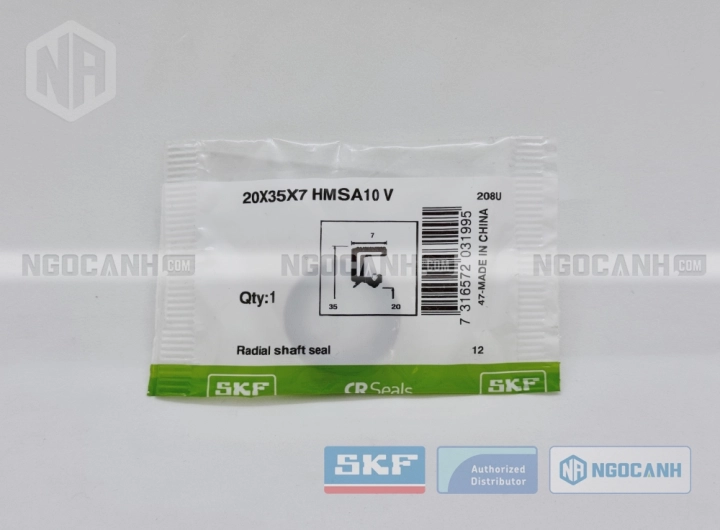Phớt 20X35X7 HMSA10 V - Phớt chặn dầu SKF chính hãng