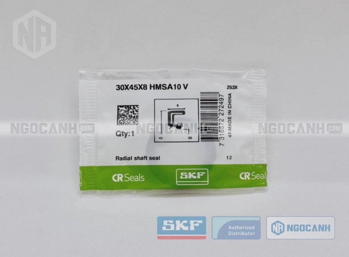 Phớt 30X45X8 HMSA10 V - Phớt chặn dầu SKF chính hãng
