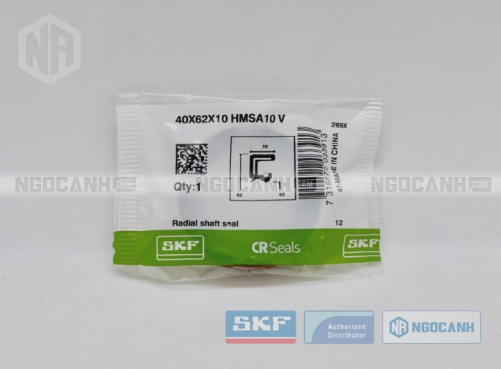 Phớt 40X62X10 HMSA10 V - Phớt chặn dầu SKF chính hãng