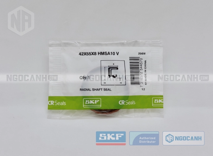 Phớt 42X55X8 HMSA10 V - Phớt chặn dầu SKF chính hãng