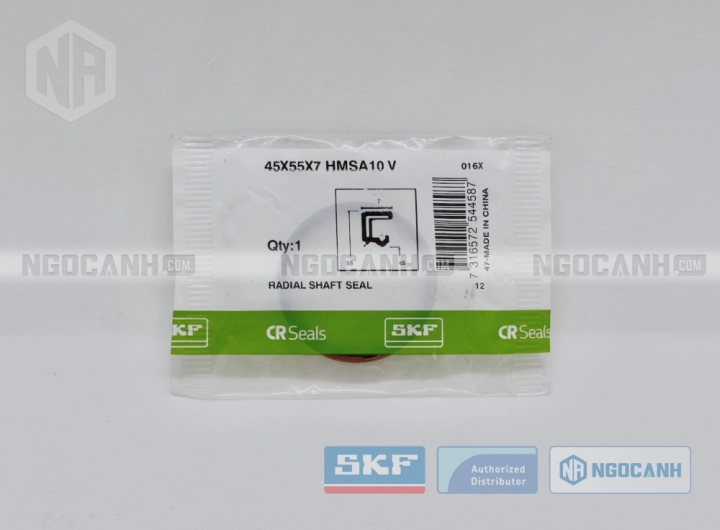 Phớt 45X55X7 HMSA10 V - Phớt chặn dầu SKF chính hãng