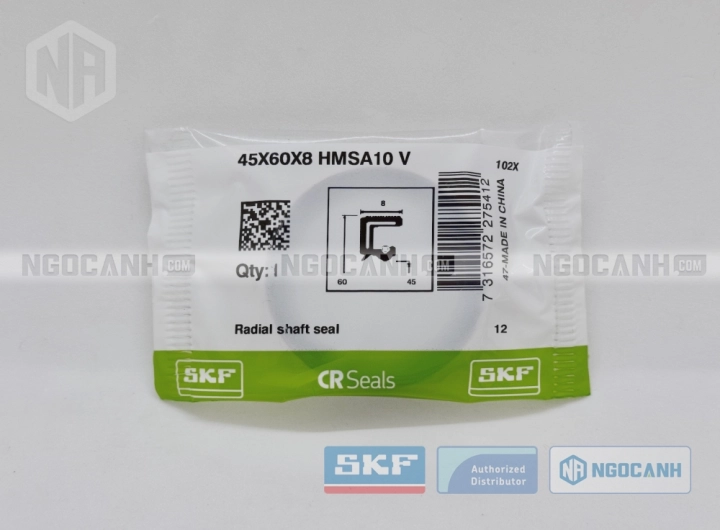 Phớt 45X60X8 HMSA10 V - Phớt chặn dầu SKF chính hãng