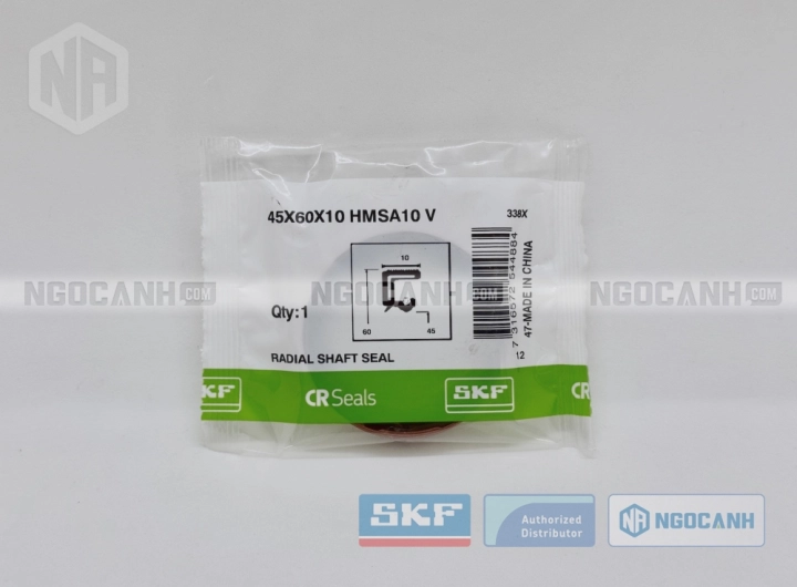 Phớt 45X60X10 HMSA10 V - Phớt chặn dầu SKF chính hãng
