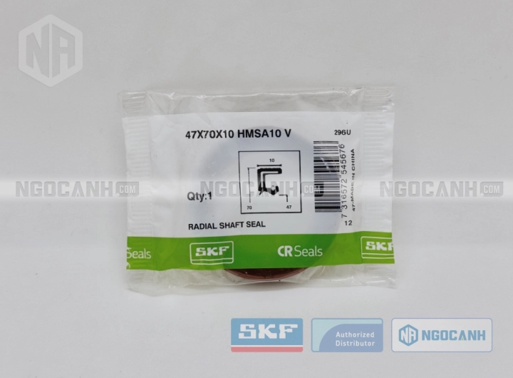 Phớt 47X70X10 HMSA10 V - Phớt chặn dầu SKF chính hãng