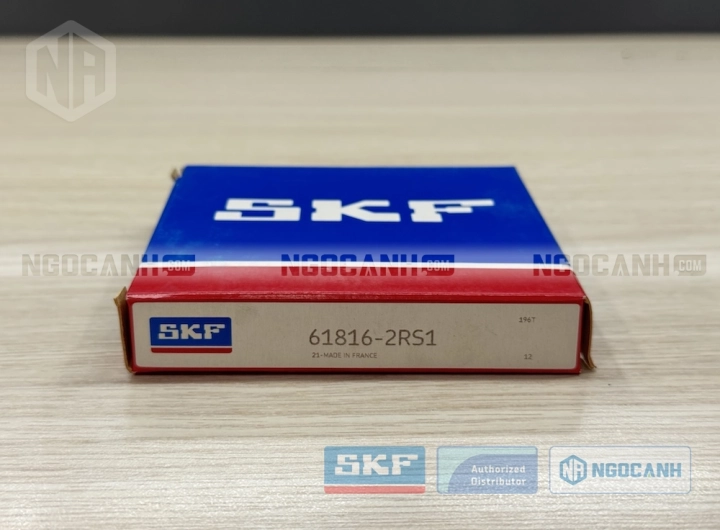 Vòng bi SKF 61816-2RS1 chính hãng phân phối bởi SKF Ngọc Anh - Đại lý ủy quyền SKF Vòng bi SKF 61816-2RS1 chính hãng phân phối bởi SKF Ngọc Anh - Đại lý ủy quyền SKF
