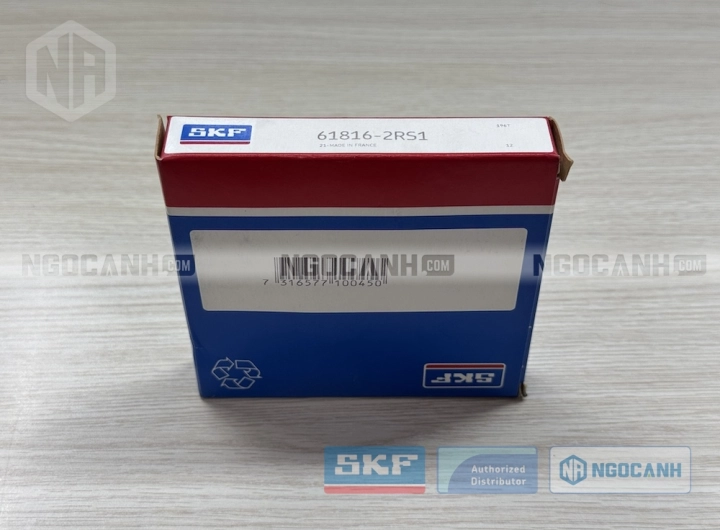 Vòng bi SKF 61816-2RS1 chính hãng