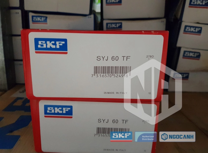 Gối đỡ SKF SYJ 60 TF chính hãng phân phối bởi SKF Ngọc Anh - Đại lý ủy quyền SKF