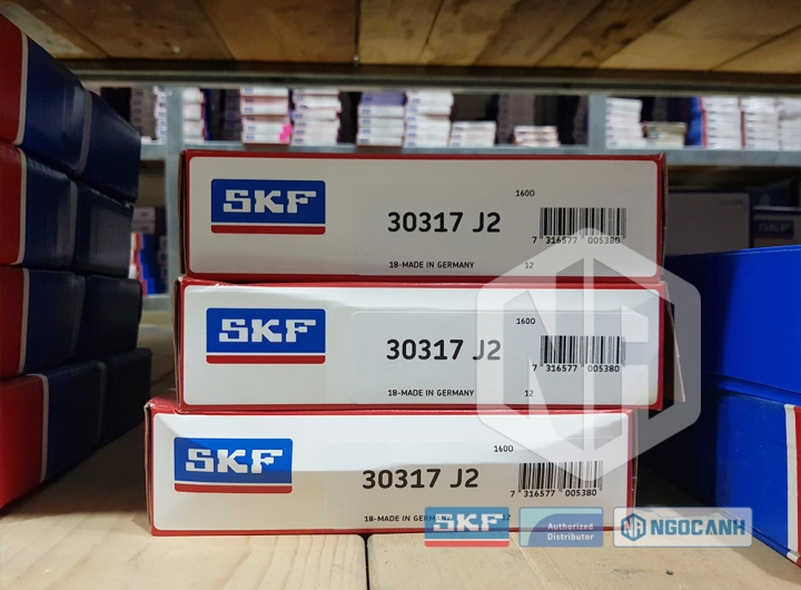 Vòng bi SKF 30317 J2 chính hãng phân phối bởi SKF Ngọc Anh - Đại lý ủy quyền SKF Vòng bi SKF 30317 J2 chính hãng phân phối bởi SKF Ngọc Anh - Đại lý ủy quyền SKF