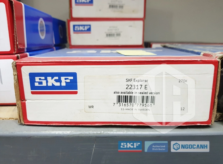 Vòng bi SKF 22317 E chính hãng phân phối bởi SKF Ngọc Anh - Đại lý ủy quyền SKF