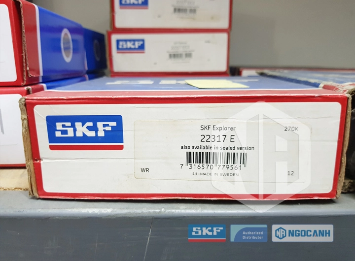 Vòng bi SKF 22317 E chính hãng phân phối bởi SKF Ngọc Anh - Đại lý ủy quyền SKF Vòng bi SKF 22317 E chính hãng phân phối bởi SKF Ngọc Anh - Đại lý ủy quyền SKF