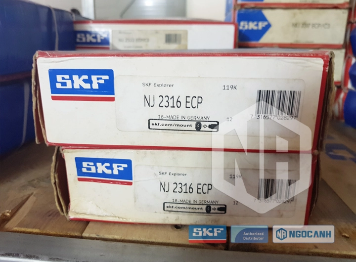 Vòng bi SKF NJ 2316 ECP chính hãng phân phối bởi SKF Ngọc Anh - Đại lý ủy quyền SKF