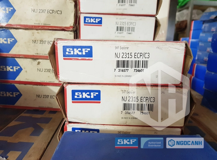 Vòng bi SKF NJ 2315 ECP/C3 chính hãng phân phối bởi SKF Ngọc Anh - Đại lý ủy quyền SKF