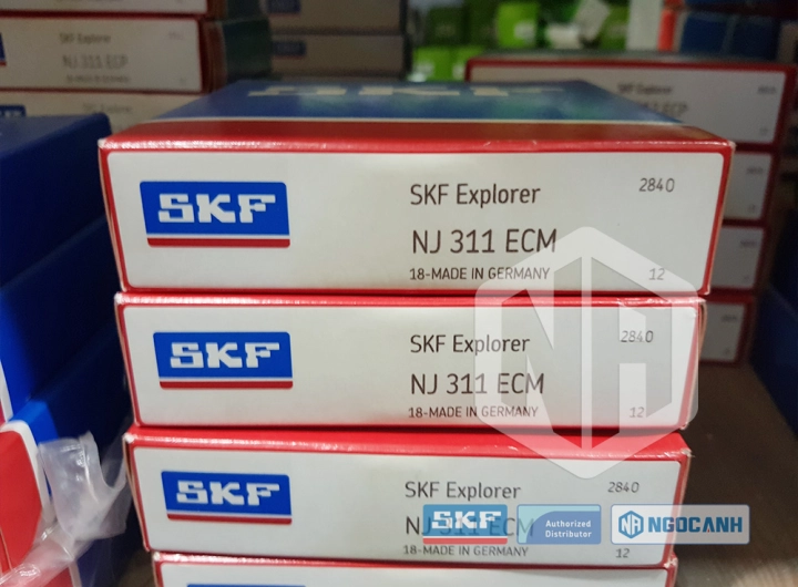Vòng bi SKF NJ 311 ECM chính hãng phân phối bởi SKF Ngọc Anh - Đại lý ủy quyền SKF