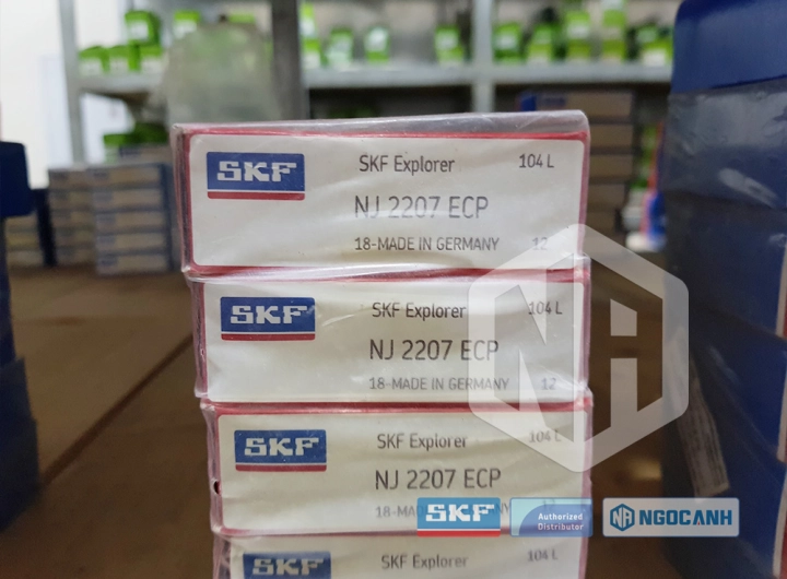 Vòng bi SKF NJ 2207 ECP chính hãng phân phối bởi SKF Ngọc Anh - Đại lý ủy quyền SKF