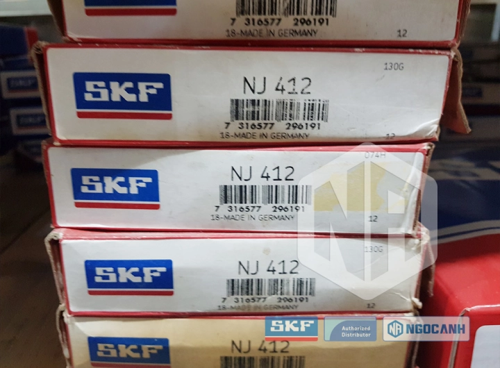 Vòng bi SKF NJ 412 chính hãng phân phối bởi SKF Ngọc Anh - Đại lý ủy quyền SKF