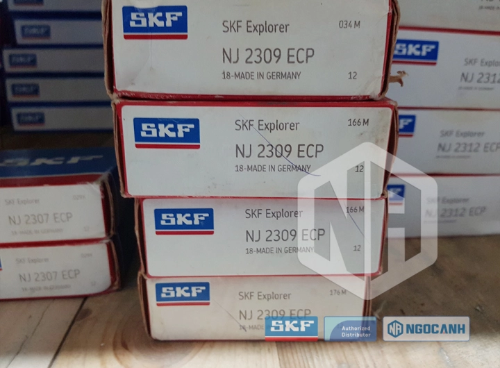 Vòng bi SKF NJ 2309 ECP chính hãng phân phối bởi SKF Ngọc Anh - Đại lý ủy quyền SKF