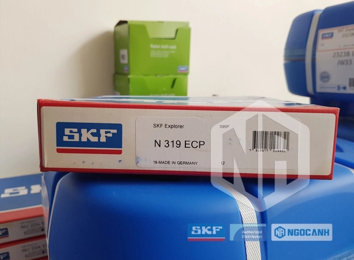 Vòng bi SKF N 319 ECP chính hãng phân phối bởi SKF Ngọc Anh - Đại lý ủy quyền SKF