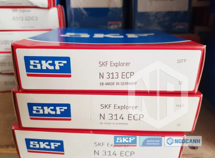 Vòng bi SKF N 313 ECP chính hãng phân phối bởi SKF Ngọc Anh - Đại lý ủy quyền SKF