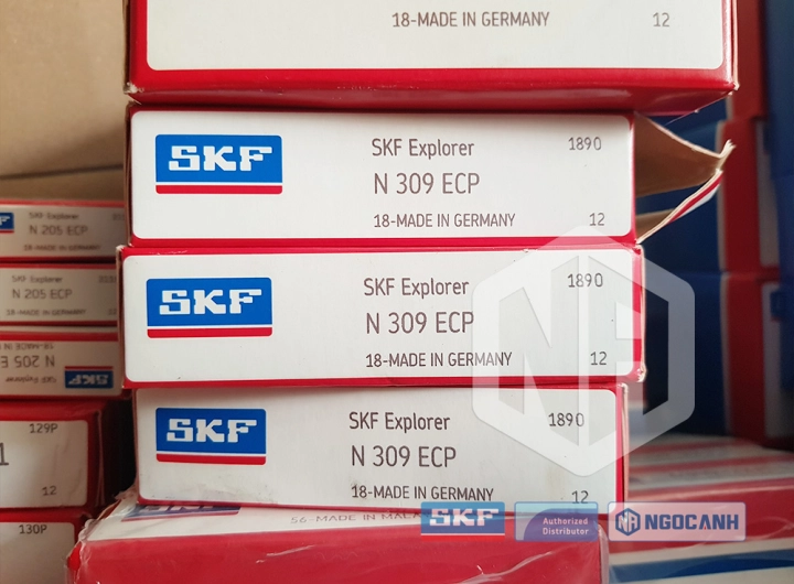 Vòng bi SKF N 309 ECP chính hãng phân phối bởi SKF Ngọc Anh - Đại lý ủy quyền SKF