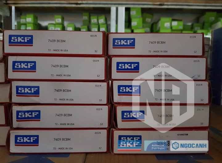 Vòng bi SKF 7409 BCBM chính hãng phân phối bởi SKF Ngọc Anh - Đại lý ủy quyền SKF Vòng bi SKF 7409 BCBM chính hãng phân phối bởi SKF Ngọc Anh - Đại lý ủy quyền SKF