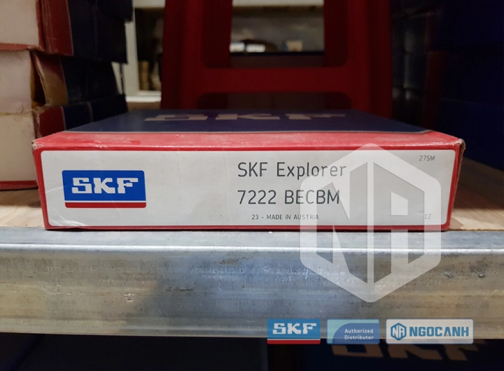 Vòng bi SKF 7222 BECBM chính hãng phân phối bởi SKF Ngọc Anh - Đại lý ủy quyền SKF