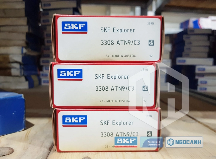 Vòng bi SKF 3308 ATN9/C3 chính hãng phân phối bởi SKF Ngọc Anh - Đại lý ủy quyền SKF