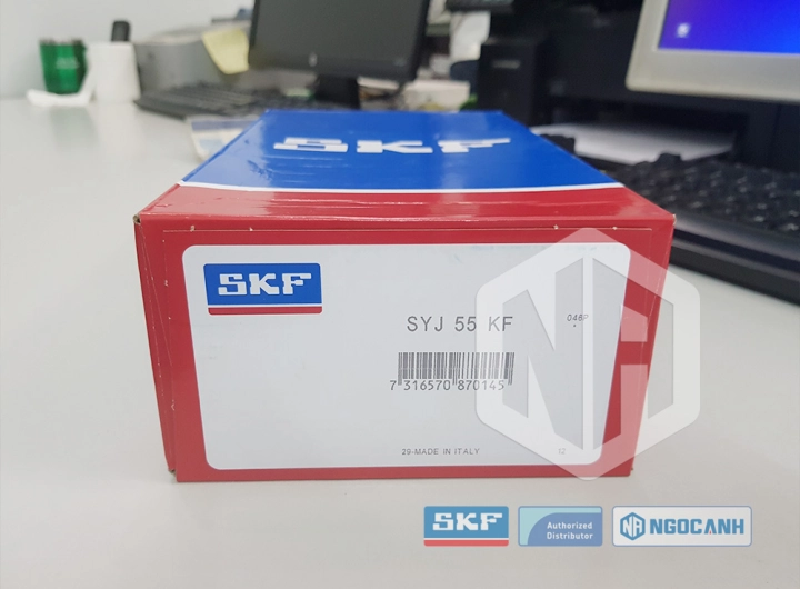 Gối đỡ SKF SYJ 55 KF chính hãng phân phối bởi SKF Ngọc Anh - Đại lý ủy quyền SKF