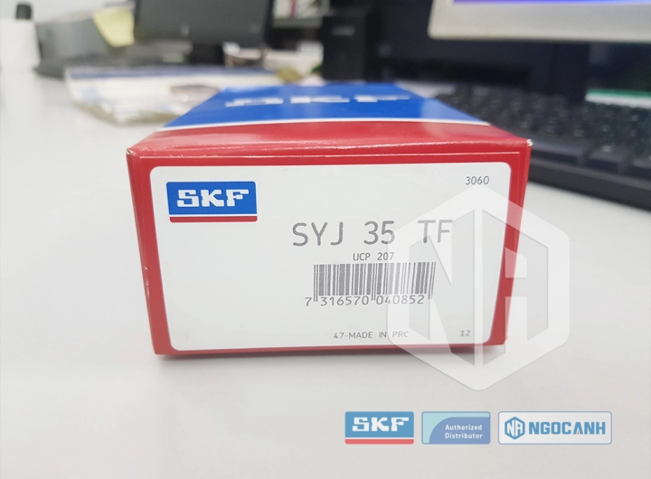 Gối đỡ SKF SYJ 35 TF chính hãng phân phối bởi SKF Ngọc Anh - Đại lý ủy quyền SKF