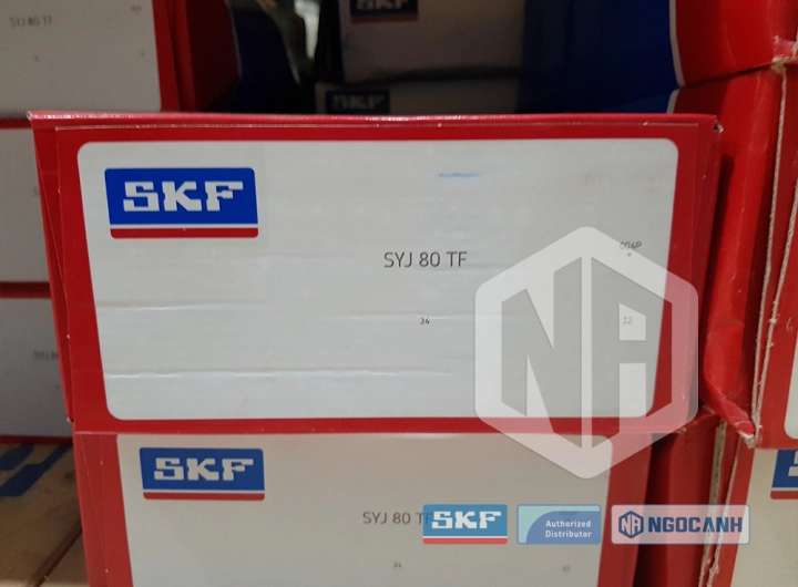 Gối đỡ SKF SYJ 80 TF chính hãng phân phối bởi SKF Ngọc Anh - Đại lý ủy quyền SKF