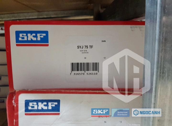Gối đỡ SKF SYJ 75 TF chính hãng phân phối bởi SKF Ngọc Anh - Đại lý ủy quyền SKF