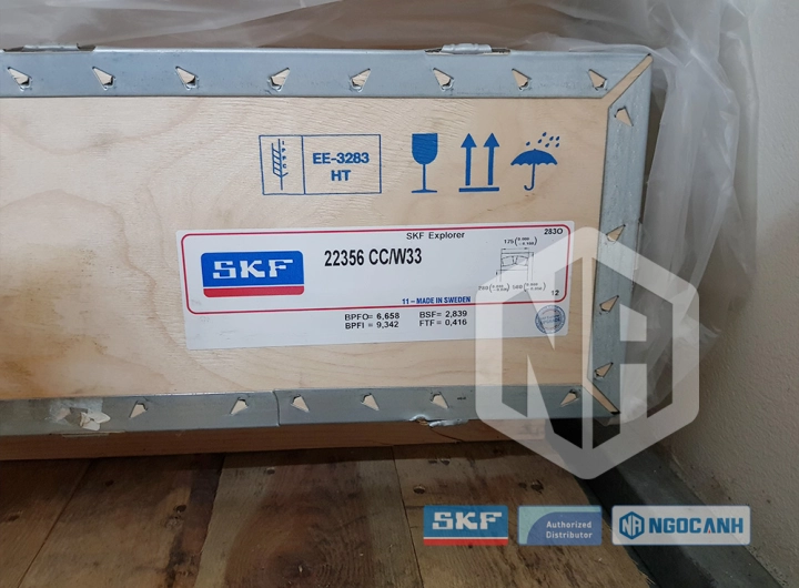 Vòng bi SKF 22356 CC/W33 chính hãng phân phối bởi SKF Ngọc Anh - Đại lý ủy quyền SKF Vòng bi SKF 22356 CC/W33 chính hãng phân phối bởi SKF Ngọc Anh - Đại lý ủy quyền SKF