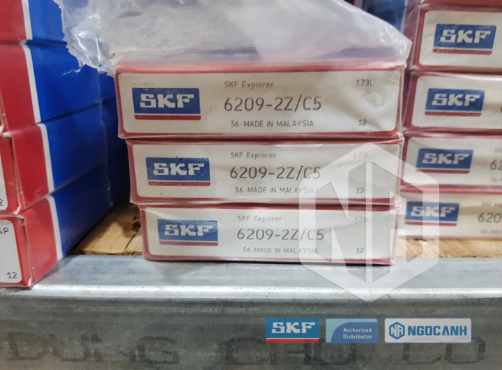 Vòng bi SKF 6209-2Z/C5 chính hãng phân phối bởi SKF Ngọc Anh - Đại lý ủy quyền SKF