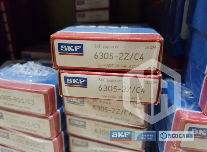 Vòng bi SKF 6305-2Z/C4 chính hãng phân phối bởi SKF Ngọc Anh - Đại lý ủy quyền SKF Vòng bi SKF 6305-2Z/C4 chính hãng phân phối bởi SKF Ngọc Anh - Đại lý ủy quyền SKF