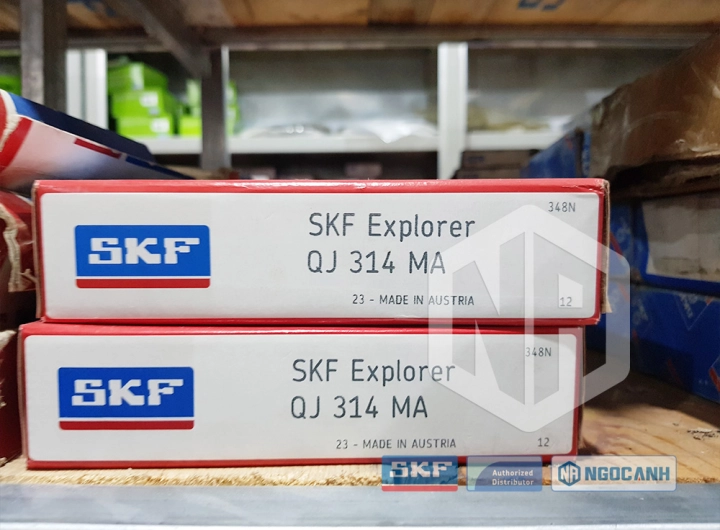 Vòng bi SKF QJ 314 MA chính hãng phân phối bởi SKF Ngọc Anh - Đại lý ủy quyền SKF