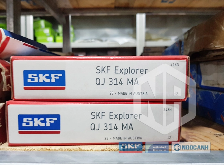 Vòng bi SKF QJ 314 MA chính hãng phân phối bởi SKF Ngọc Anh - Đại lý ủy quyền SKF Vòng bi SKF QJ 314 MA chính hãng phân phối bởi SKF Ngọc Anh - Đại lý ủy quyền SKF