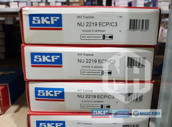 Vòng bi SKF NU 2219 ECP/C3 chính hãng phân phối bởi SKF Ngọc Anh - Đại lý ủy quyền SKF