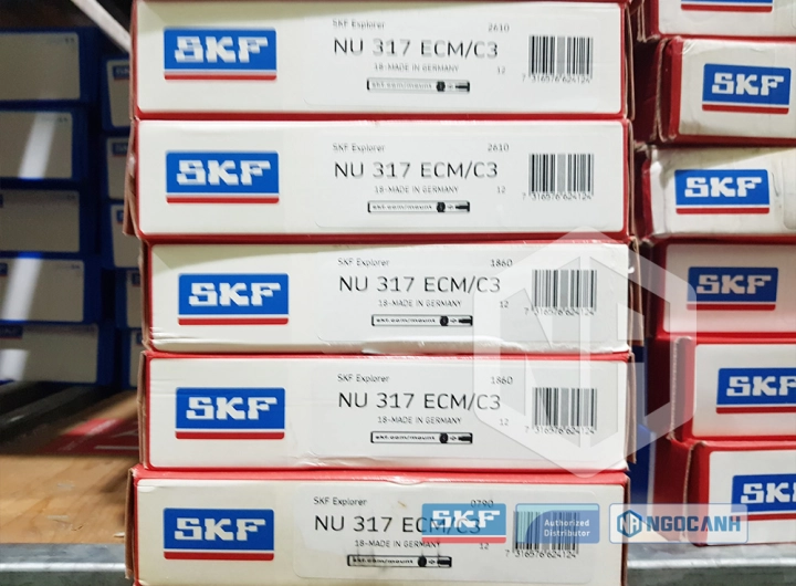 Vòng bi SKF NU 317 ECM/C3 chính hãng phân phối bởi SKF Ngọc Anh - Đại lý ủy quyền SKF Vòng bi SKF NU 317 ECM/C3 chính hãng phân phối bởi SKF Ngọc Anh - Đại lý ủy quyền SKF