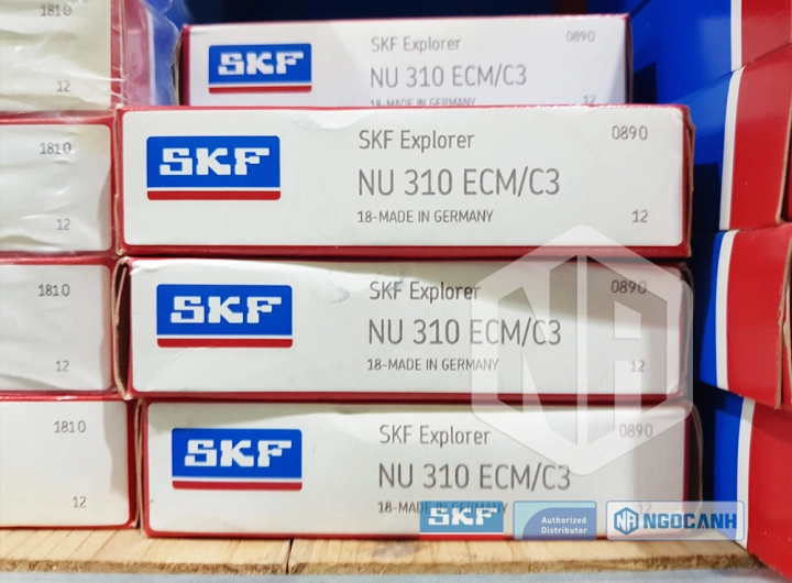 Vòng bi SKF NU 310 ECM/C3 chính hãng phân phối bởi SKF Ngọc Anh - Đại lý ủy quyền SKF